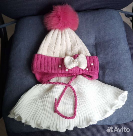 Шапки с шарфами