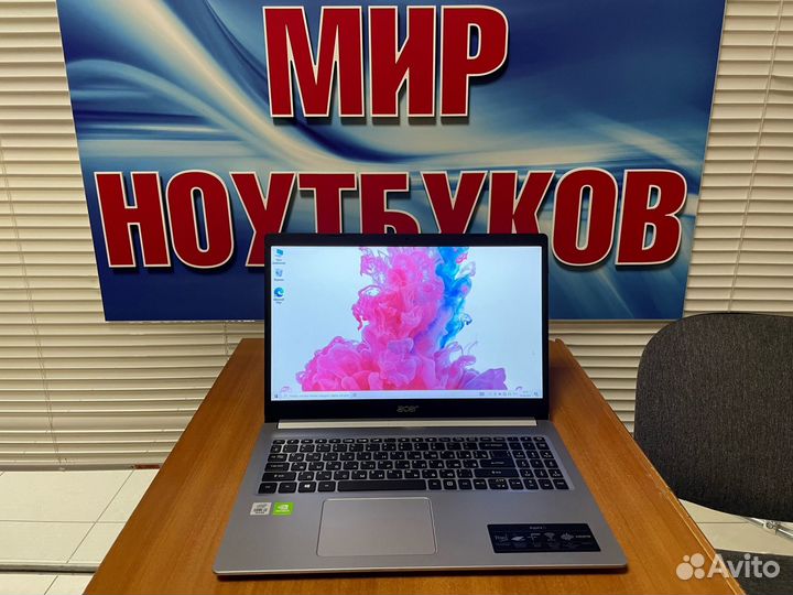 Игровой ноутбук Acer / как новый / металл/ Mx 350
