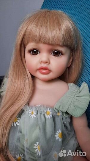 Кукла реборн полностью силиконовая, можно купать