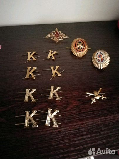 Для кадетской школы. Кокарда, буква К-кадетский кл