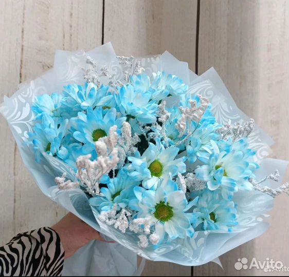 Букет #56 Хризантемы с кермеком Доставка