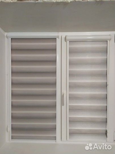 Рулонные шторы день ночь