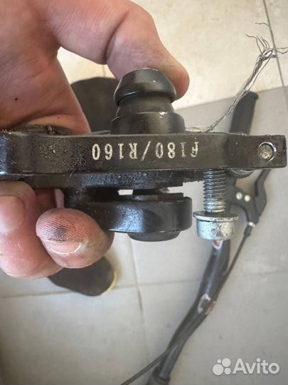 Руль,с тормозной ручкой и калиппером