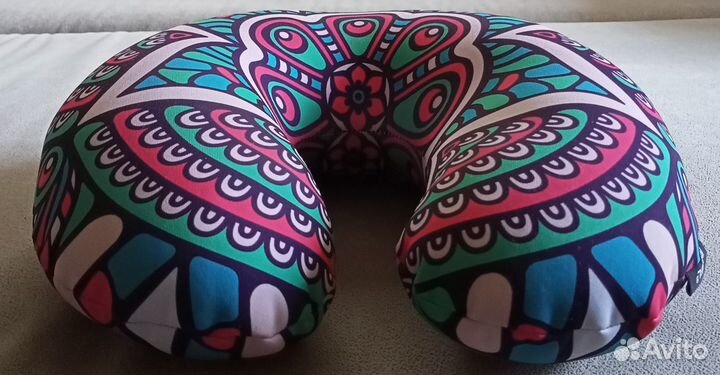 Подушка дорожная для шеи Flower