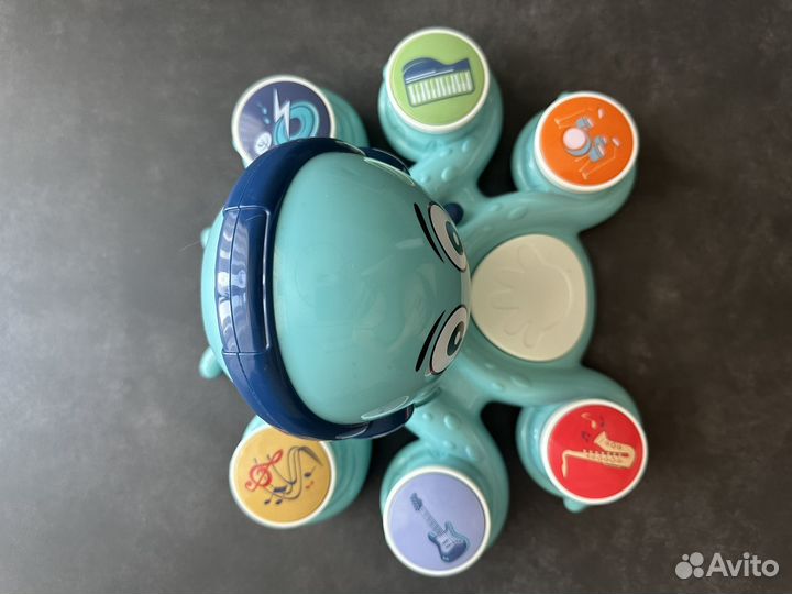 Развивающие игрушки. Музыкальный осьминог. Baby GO