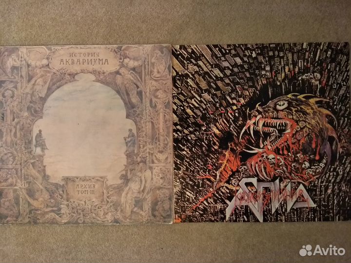 Грампластинки Чайф, Звуки Му, Ноль, Аспид, Сукачев