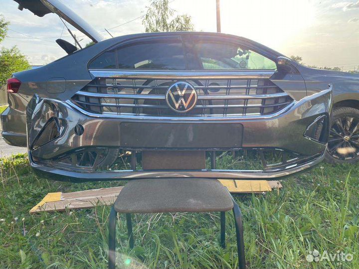 Бампер передний Volkswagen Polo 6 Liftback