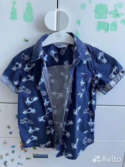 Рубашка для мальчика 98-104