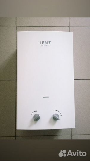Колонка газовая lenz technic 10L white