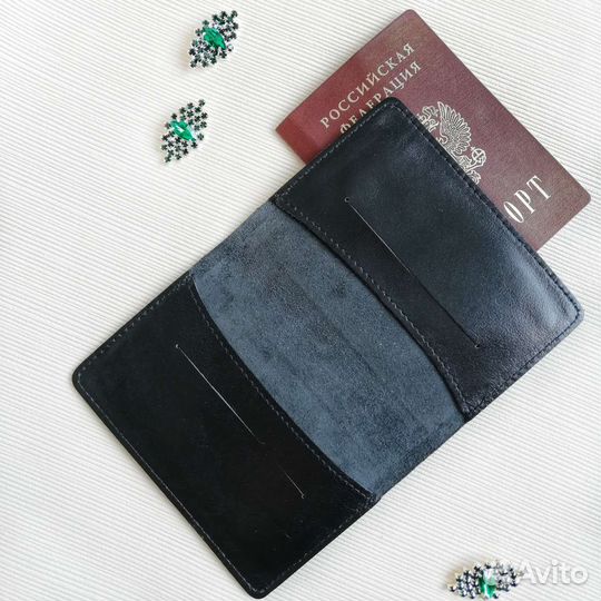 Обложка для паспорта натуральная кожа