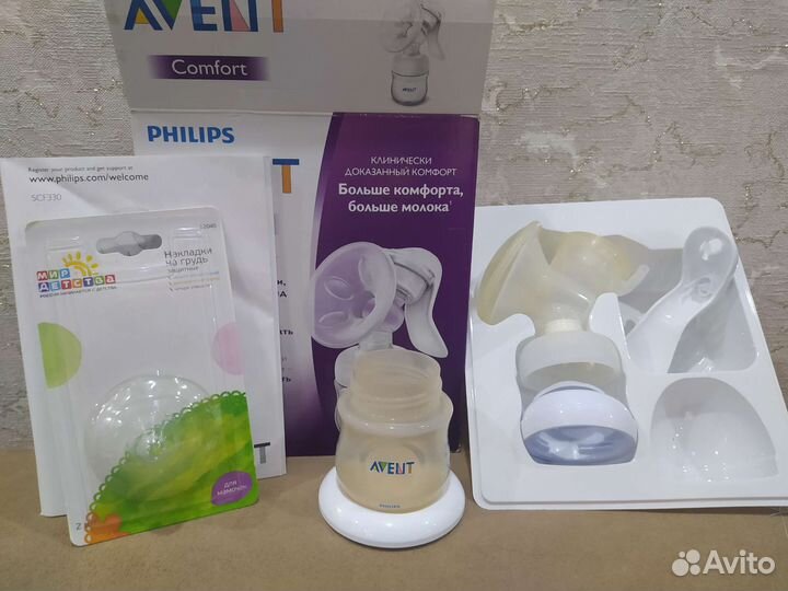 Молокоотсос avent ручной
