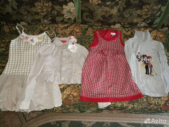 Вещи на девочку пакетом 116-122