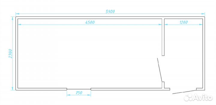 Бытовка с туалетом