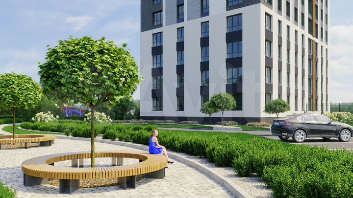 1-к. квартира, 48,1 м², 2/15 эт.