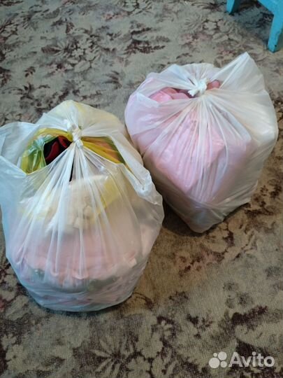 Пакеты детских вещей