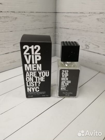Тестер 212 vip men 25 ml