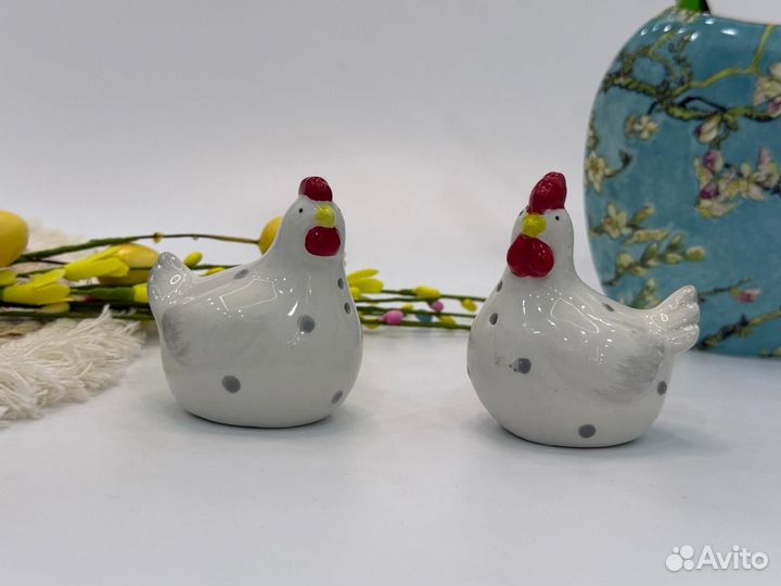 Фигурки курочки пасхальные солонки