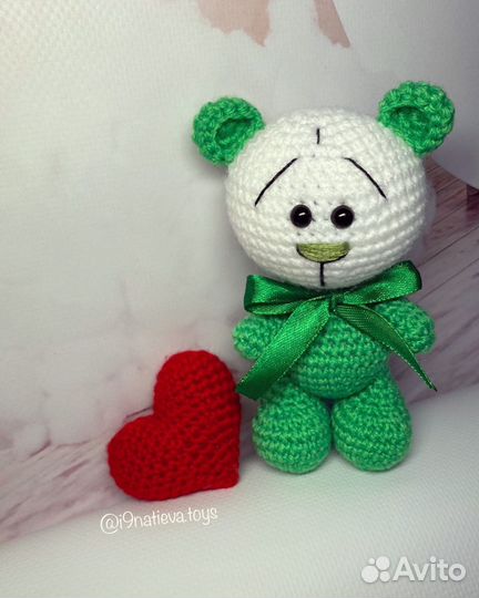 Вязаная игрушка. Мини мишки