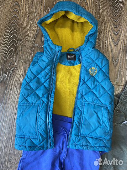 Вещи пакетом на мальчика 110 116