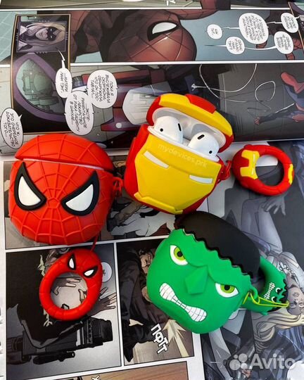 Чехлы для наушников Airpods 2/1