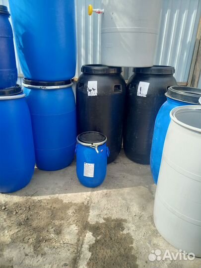 Бочки пластиковые бу 30-260 литров