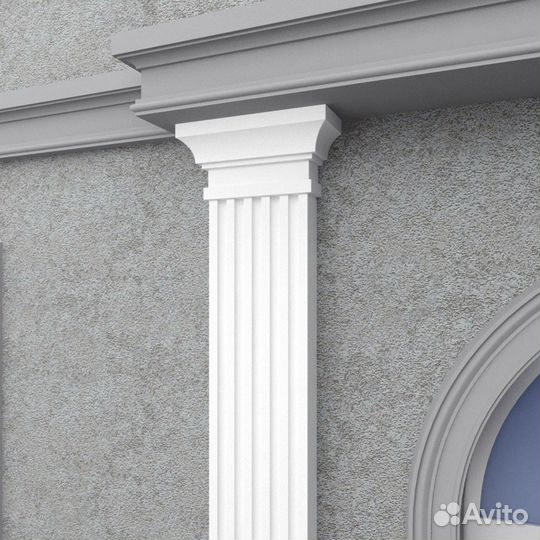 Фасадный декор наличник-откос