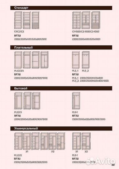 Шкаф распашной NEW