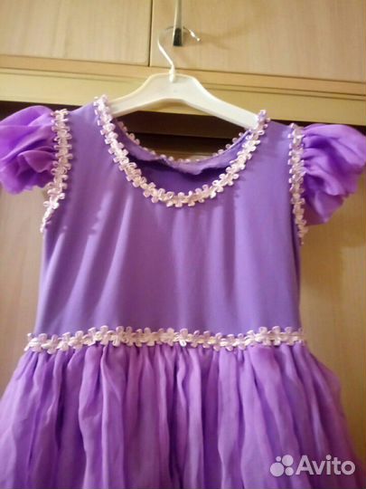 Платье для девочки 4-8 лет