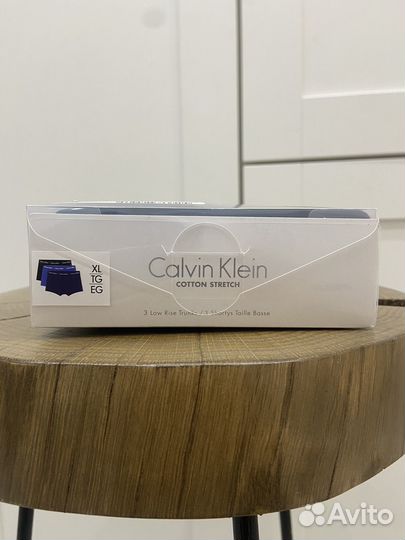 Трусы мужские Calvin Klein XL 3шт транк оригинал