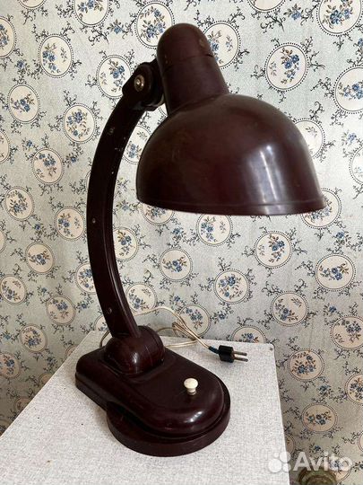 Настольная лампа СССР карболит