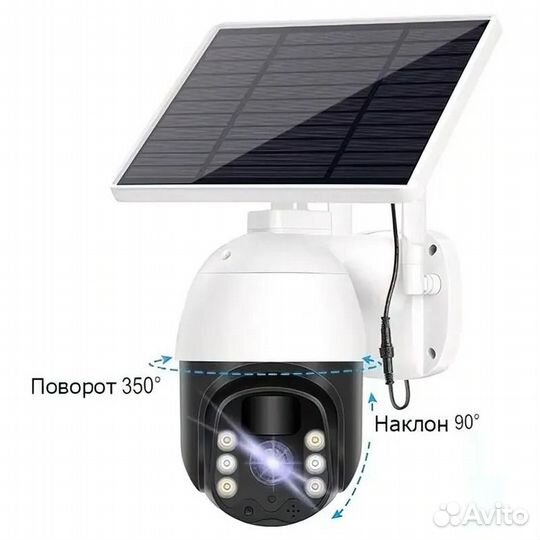 Автономная уличная IP камера с солнечной батареей
