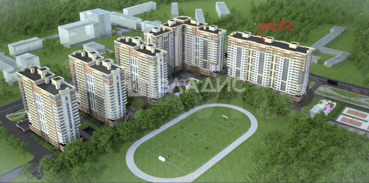 1-к. квартира, 44,5 м², 19/19 эт.