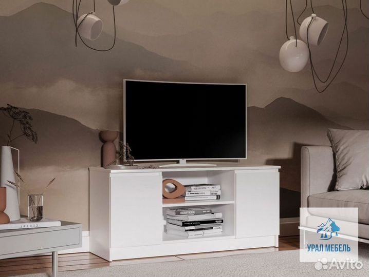 Тумба под тв. Тумба белая