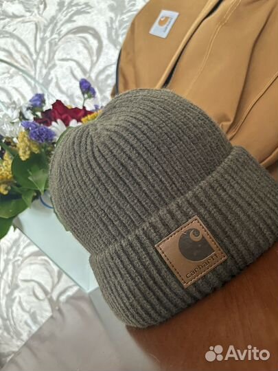 Шапка вязанная carhartt