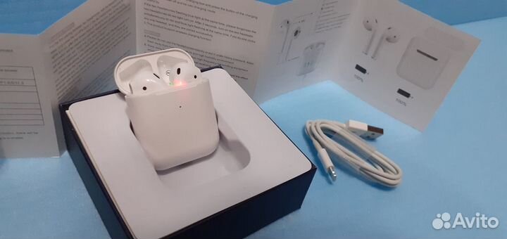 Airpods беспроводные наушники K2S. Топовый звук