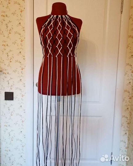 Платье топ макраме