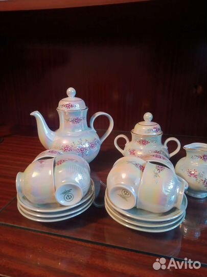 Кофейный сервиз гдр кольдиц фарфор 80-90 год