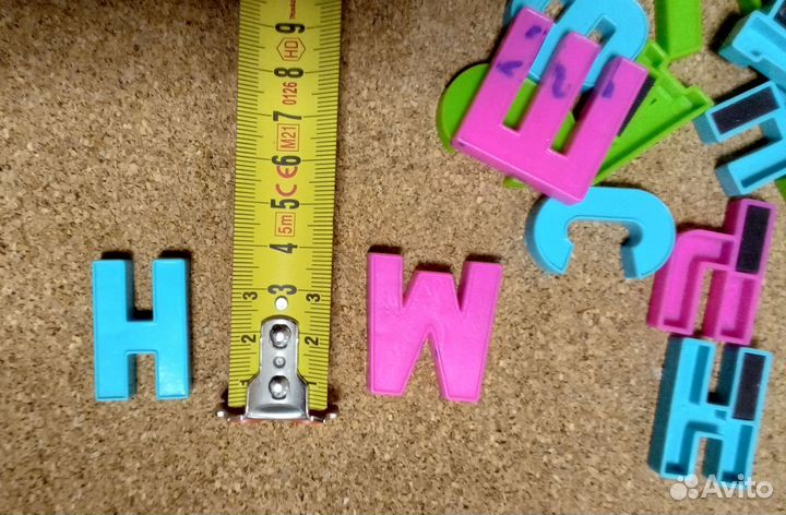 Магнитные буквы магниты на холодильник