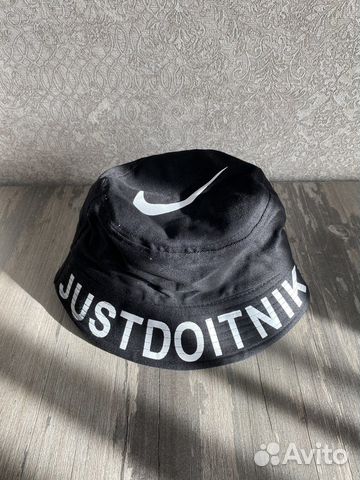 Панама черная Nike