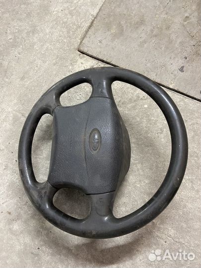 Руль с подушкой priora 1