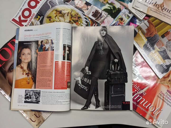 54шт. Журналы Vogue, Elle, Ева (мода/дизайн)