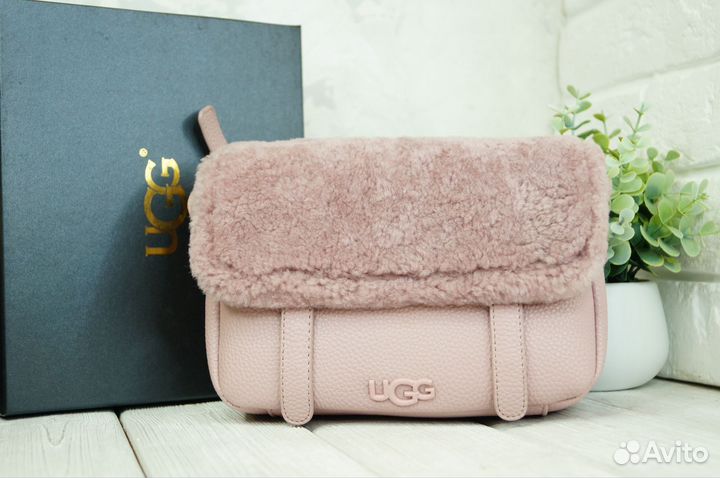 Сумка новая через плечо UGG Bia mini лиловая