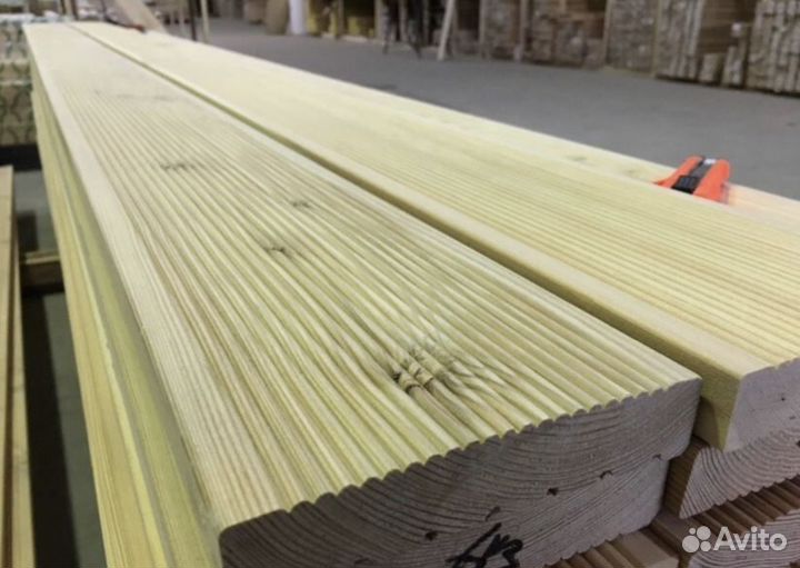 Террасная доска Вельвет 27*142*3000 сорт ав