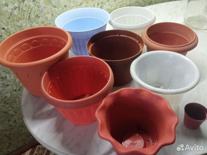 Цветочные горшки бу