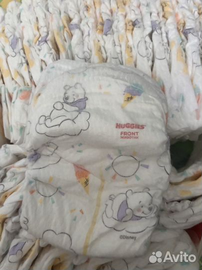 Остатки памперсов Huggies elite soft 2