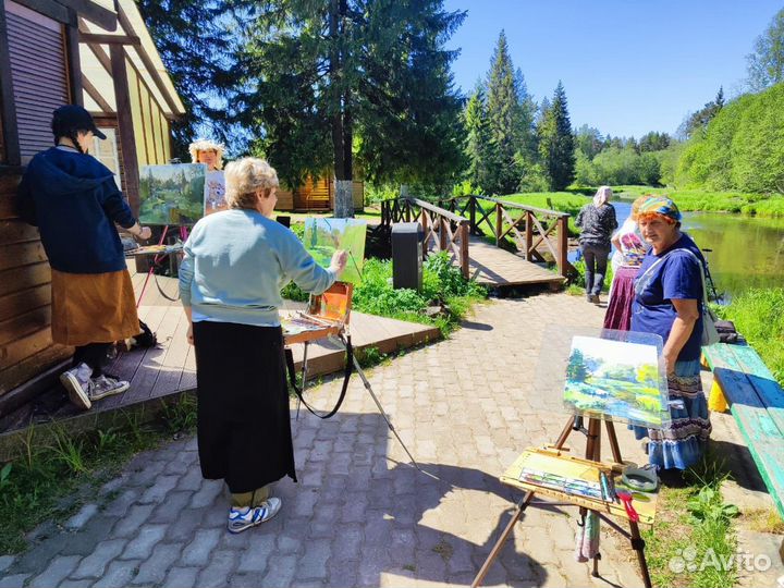 Уроки рисования для взрослых (пленэр)