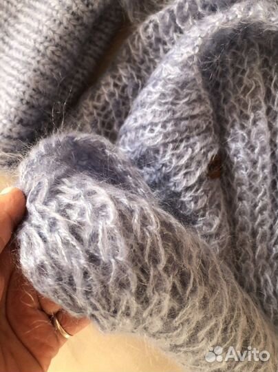 Шапка и шарф из мохера