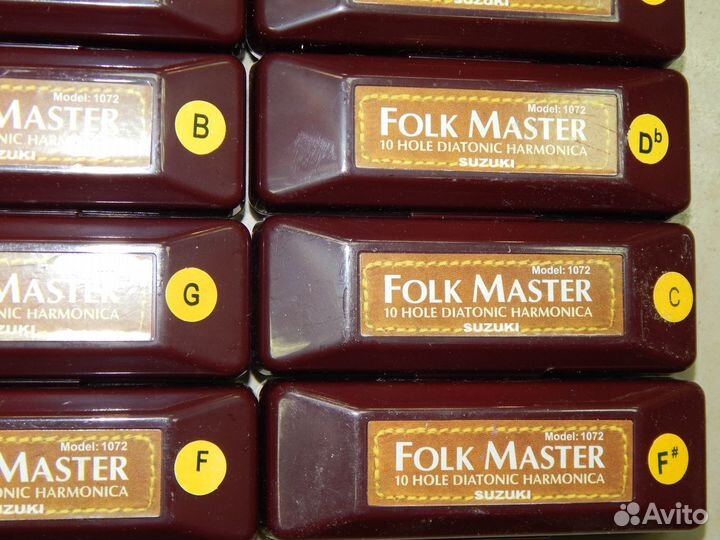 Губная гармошка diatonic suzuki folkmaster 1072