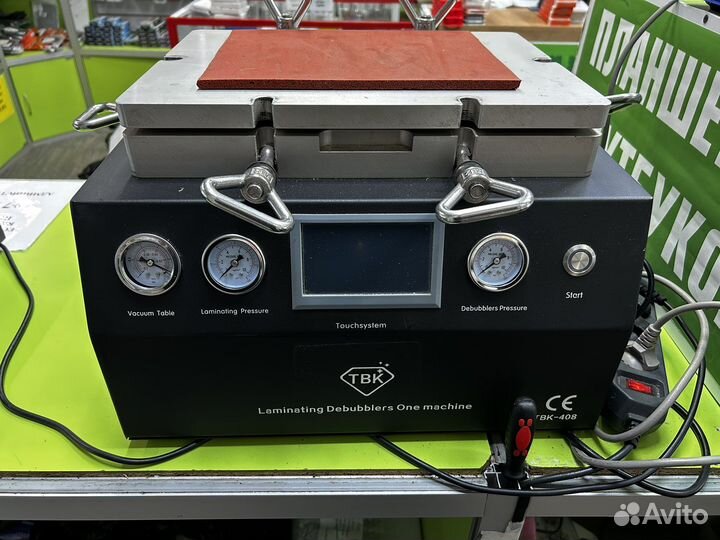 Аппарат для переклейки стекла дисплея TBK-408