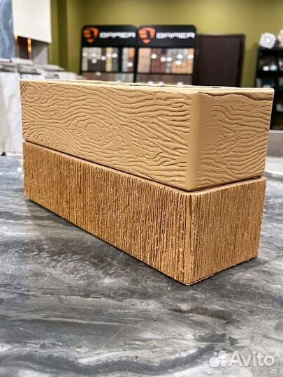 Облицовочный кирпич солома скала жкз М175